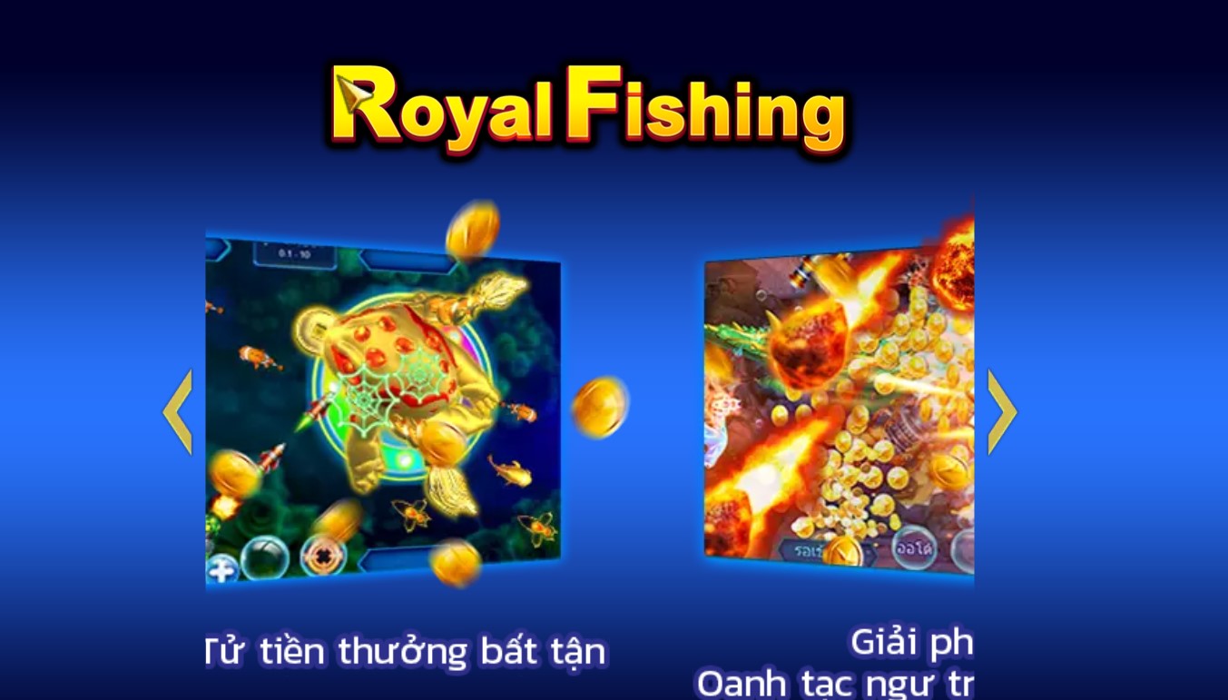 Royal Fishing là trò chơi thuộc thể loại bắn cá đa người được phát triển bởi Jili Games